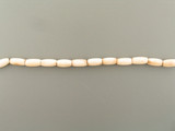 12 Count 9-10mm Natural Light Color Elk Antler Polished Barrels