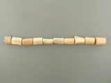 18x28mm Varied Size Natural Light Color Elk Antler Polished Branches, 9 Count