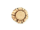 30-40mm Deer Antler Polished Undrilled Rosette, 1 Count (Closeout)