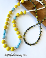 10mm Assorted Colors Ceramic Round Beads, 10 Count