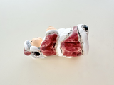 29x15mm Large Mrs. Santa Claus Ceramic Bead, 1 Count