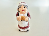 29x15mm Large Mrs. Santa Claus Ceramic Bead, 1 Count
