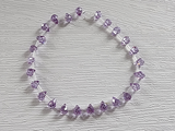 25 Count 7 X 5mm Lavender CZ Faceted Briolettes